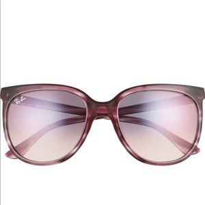 Ray-Ban 57mm Retro Cat Eye Sunglasses
